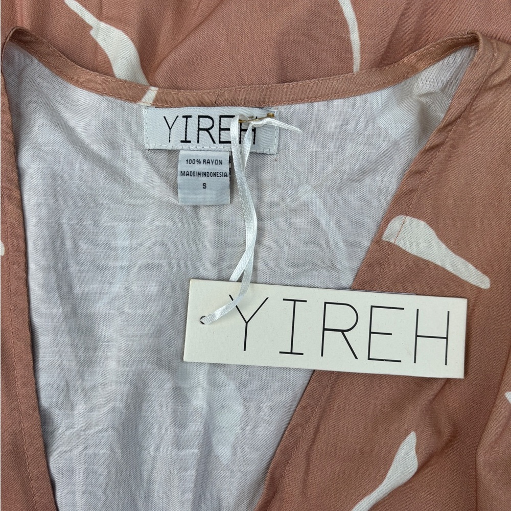 YIREH Isabella Wrap Maxi in Clay, size Small, NWT - Picture 8 of 13